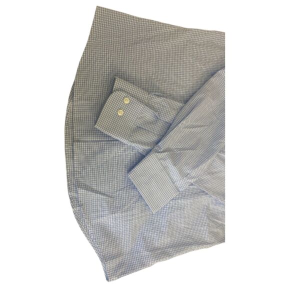 The men's store Long Sleeve Checked Button Down Shirt - Regular Fit - Neck 15 - Picture 4 of 11